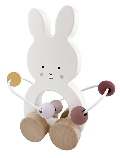 Wooden Toy Animal with a Ball Frame - Bunny