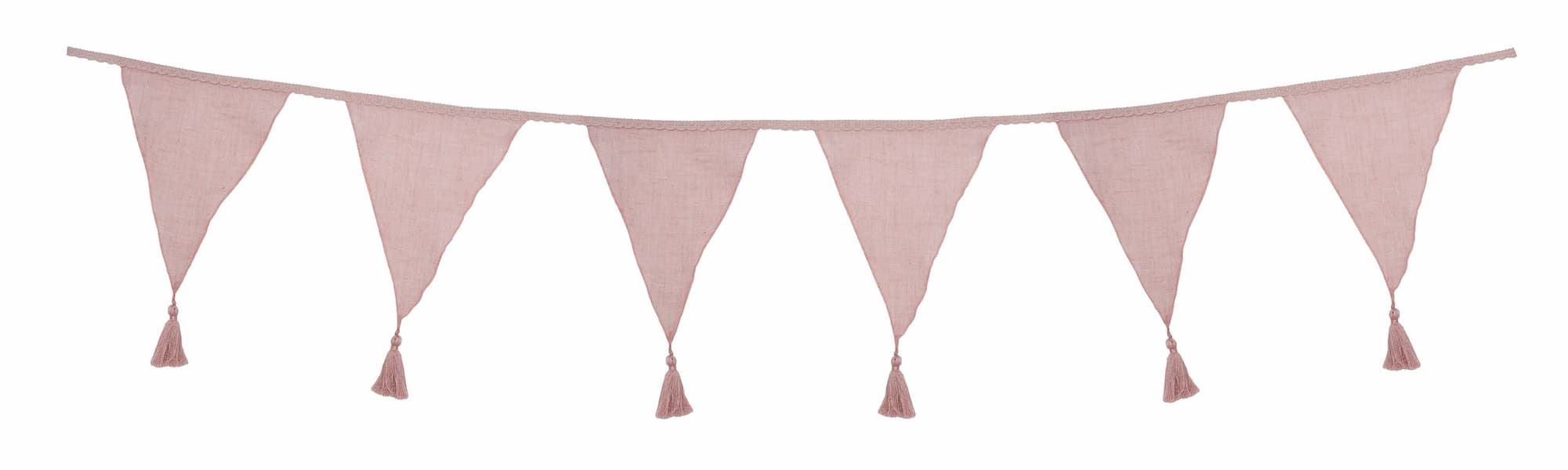 Textile bunting - Pink