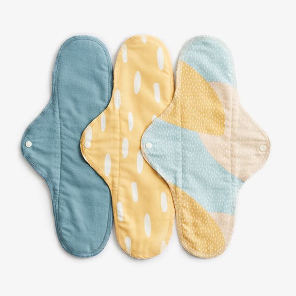 Sanitary cloth pads, Night - Blue sprinkle