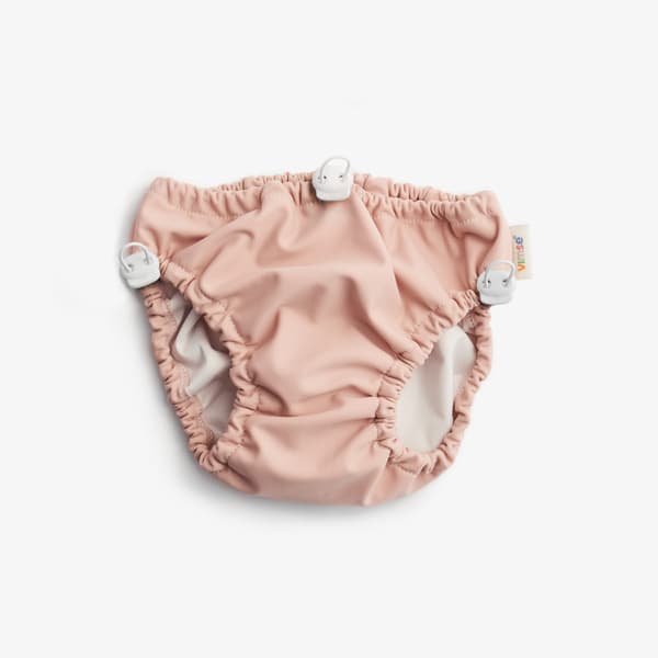 Badblöja, dragsko, storlekar mellan 6-14 kg - Gammelrosa