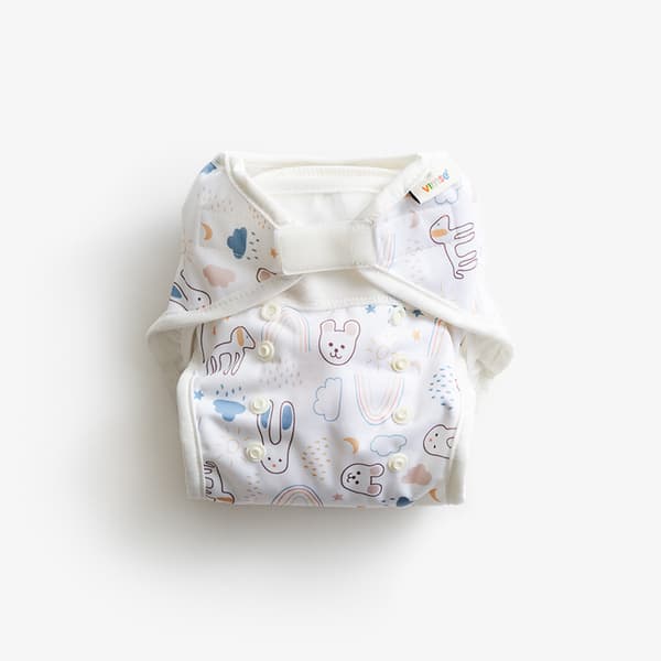 All-in-two diaper cover - Teddy