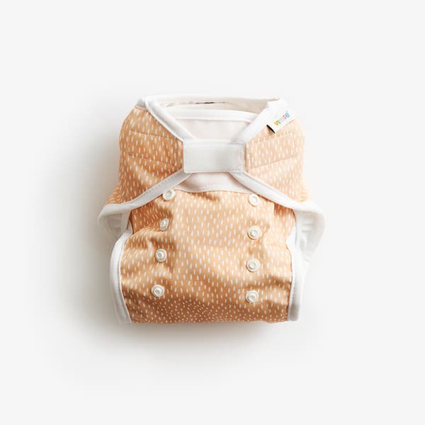 All-in-two diaper cover - Yellow