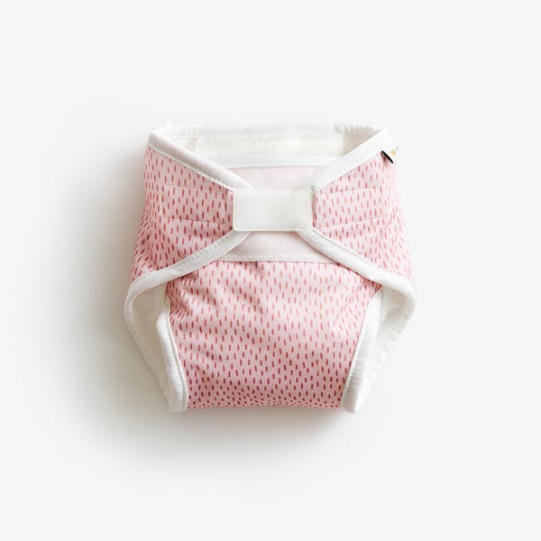 All-in-one cloth nappy - Pink sprinkle