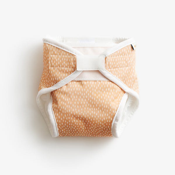 All-in-one cloth nappy - Yellow sprinkle