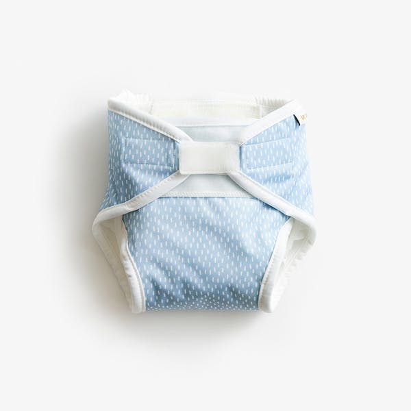 All-in-one cloth nappy - Blue sprinkle