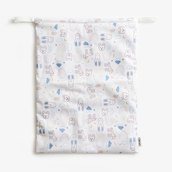 Wet bag, large 46x35cm - Teddy