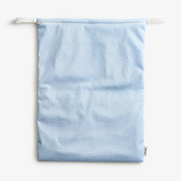 Wet bag, large 46x35cm - Blue sprinkle