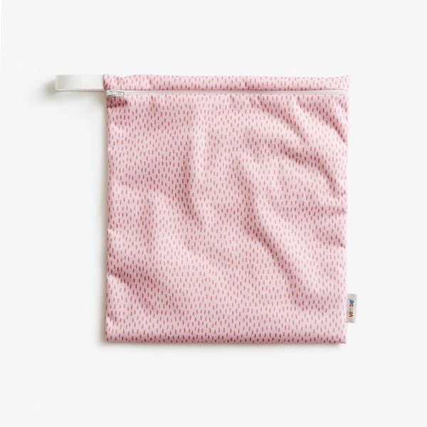 Wet bag, medium 28x26 cm - Pink sprinkle